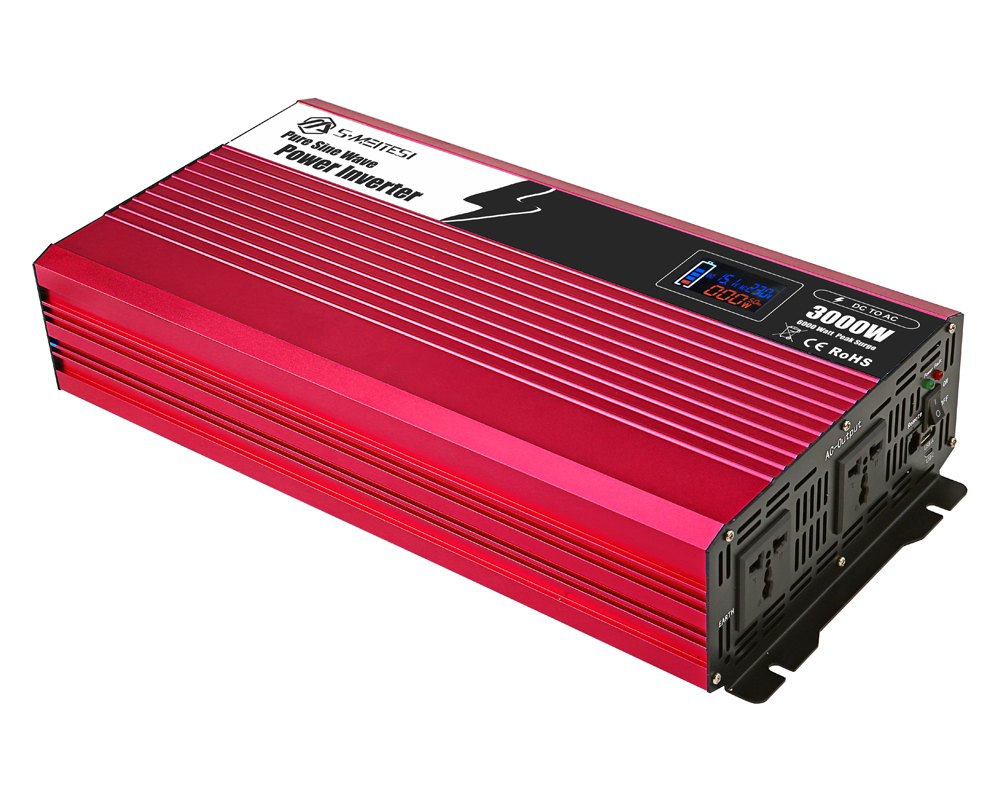 Camping Enthusiasts! 3000W Car Inverter with LCD Display– Keep Your Cooler Running 24H in the Wild