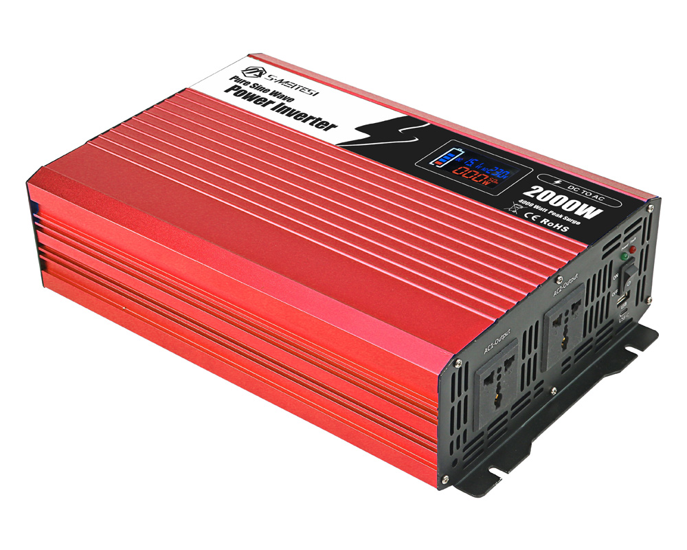 Battery Backup Inverter 2000W – Connect Solar Panels (Requires Separate MPPT Controller)