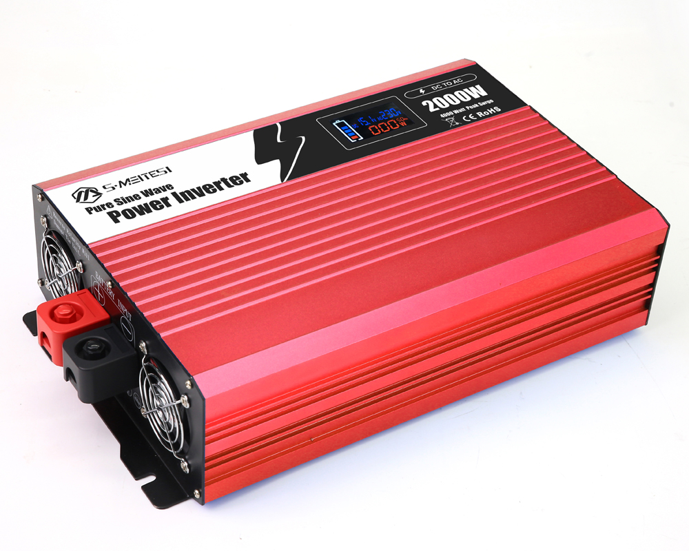 Battery Backup Inverter 2000W – Connect Solar Panels (Requires Separate MPPT Controller)