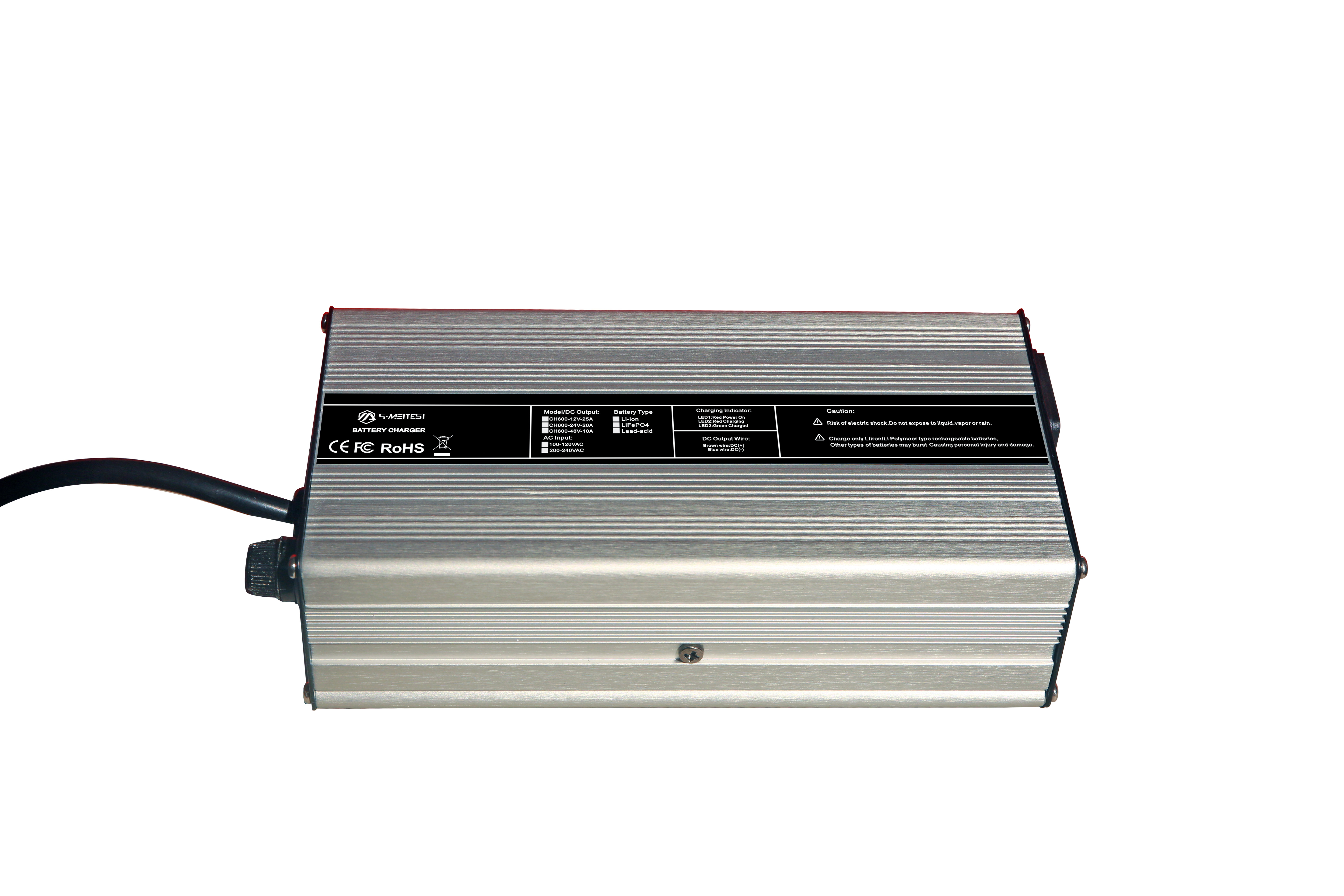 CH600 Versatile Charging Solution: 12V 25A/24V 20A/48V 10A, Fully Customizable Input & Output Ports