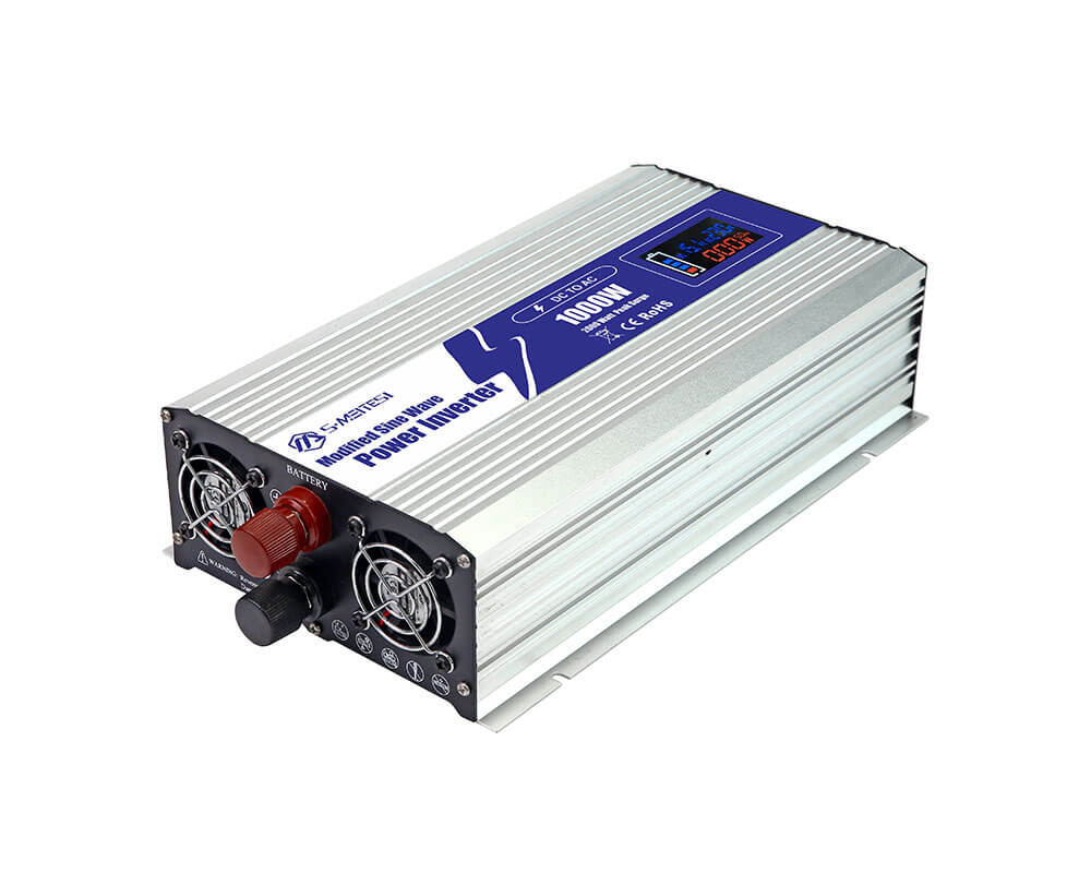 1000W LCD Modified Sine Wave Inverter - See AC Run Time While Camping