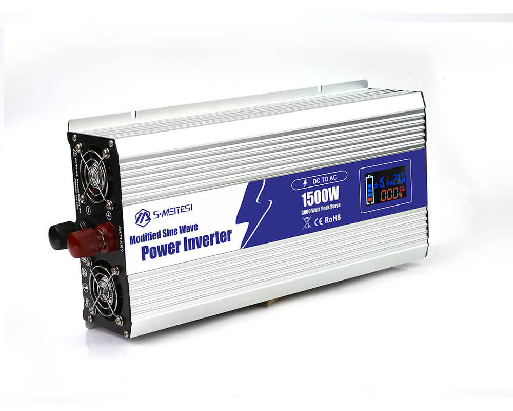 LCD display off grid inverter 1500W, Real-Time Battery & Load Data – Never Run Out of Power Again