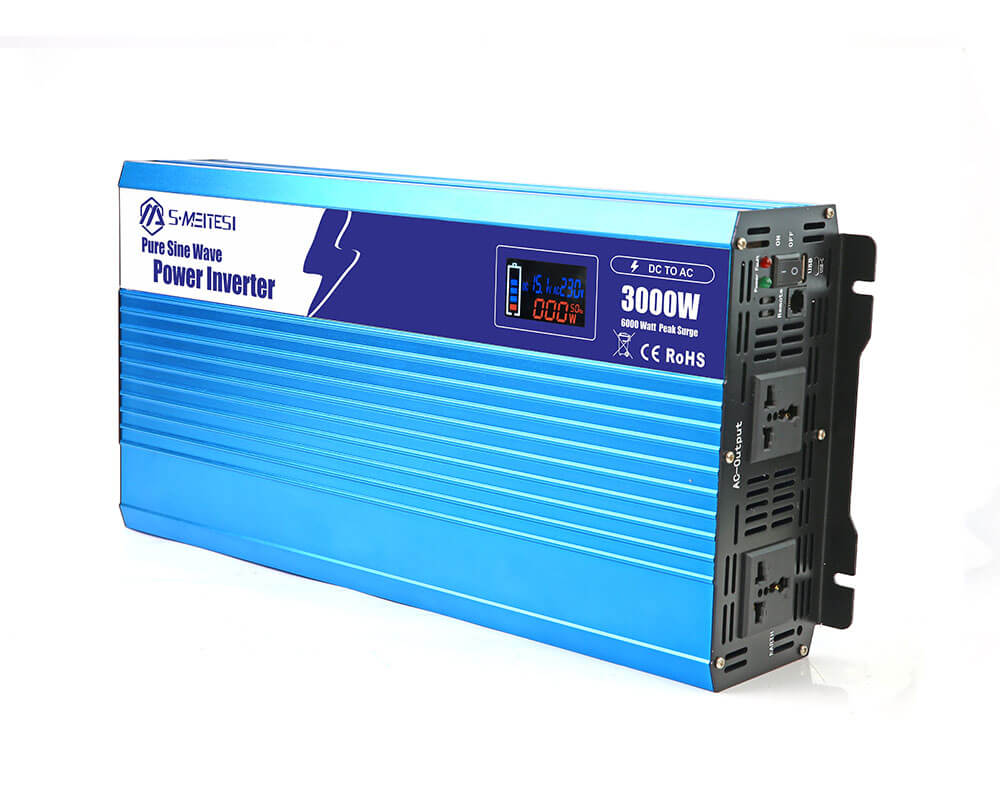 LCD Display Off-Grid Inverter 3000W – Real-Time Battery Data, Zero Energy Waste