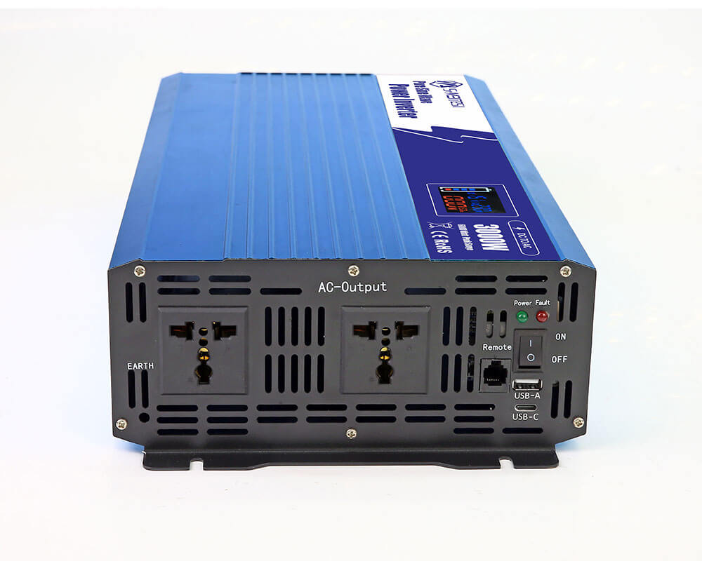 LCD Display Off-Grid Inverter 3000W – Real-Time Battery Data, Zero Energy Waste