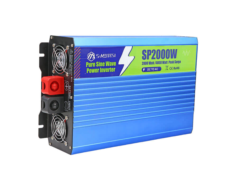 Home Backup Inverter 2000W – 12V Battery to 220V, Keep Fridge/WiFi On During Outages