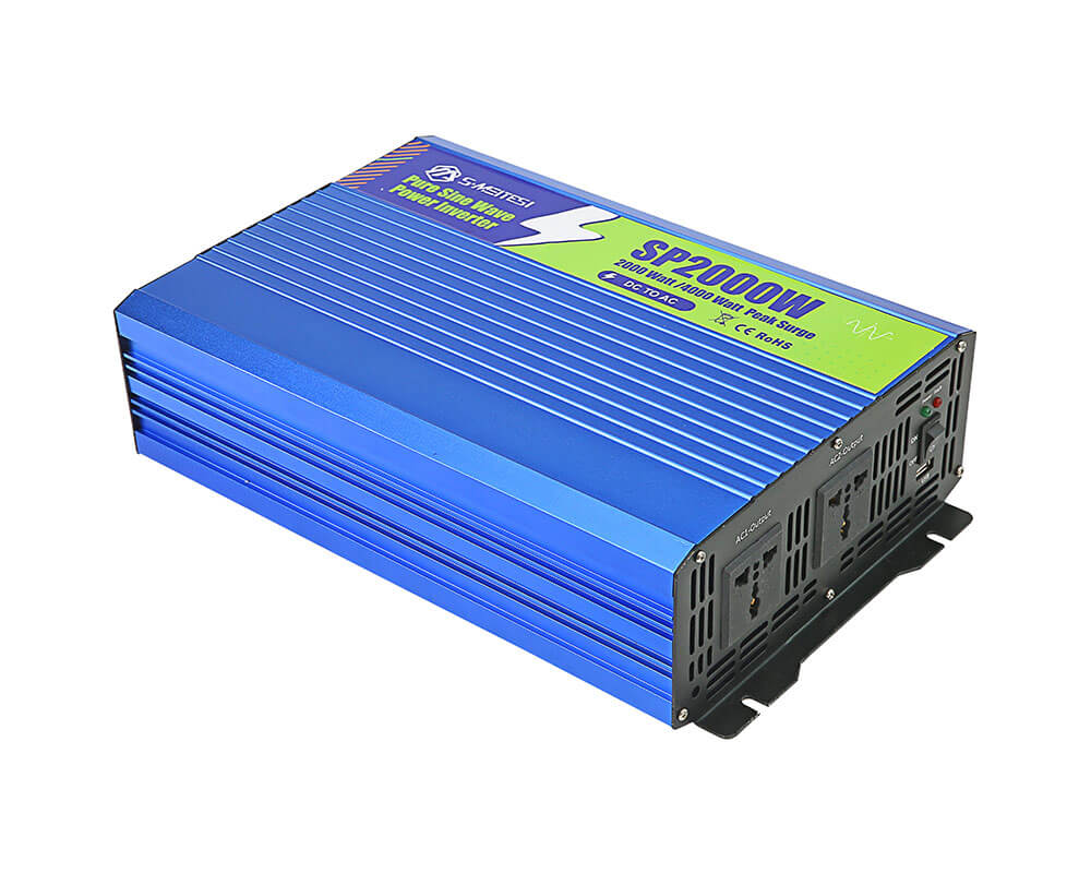 Home Backup Inverter 2000W – 12V Battery to 220V, Keep Fridge/WiFi On During Outages