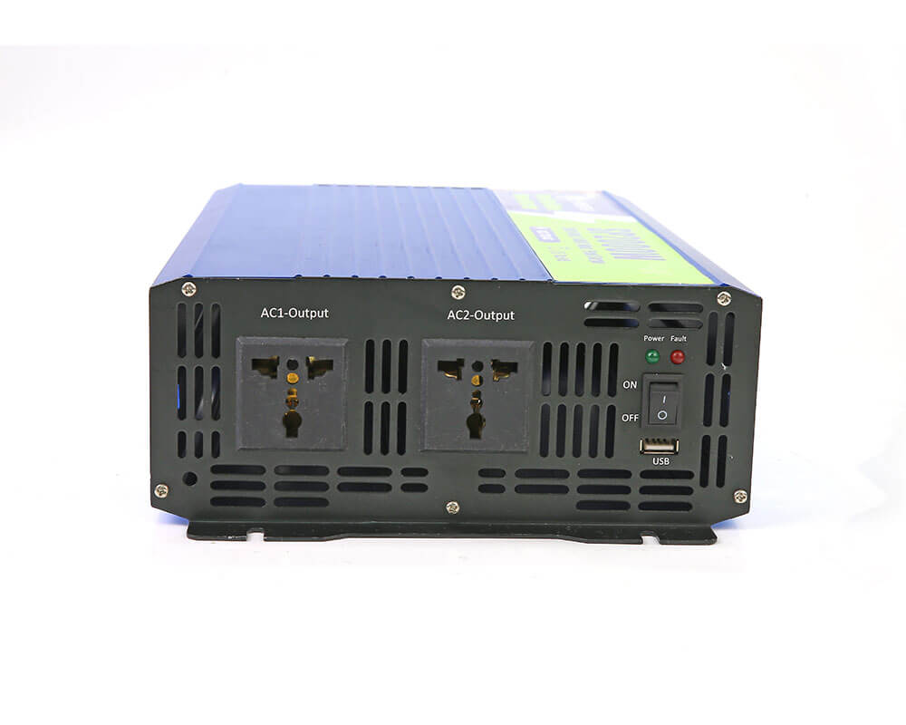 Home Backup Inverter 2000W – 12V Battery to 220V, Keep Fridge/WiFi On During Outages