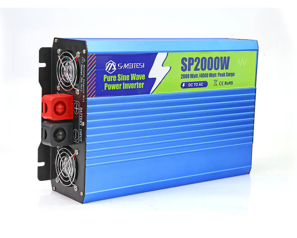 Home Backup Inverter 2000W – 12V Battery to 220V, Keep Fridge/WiFi On During Outages