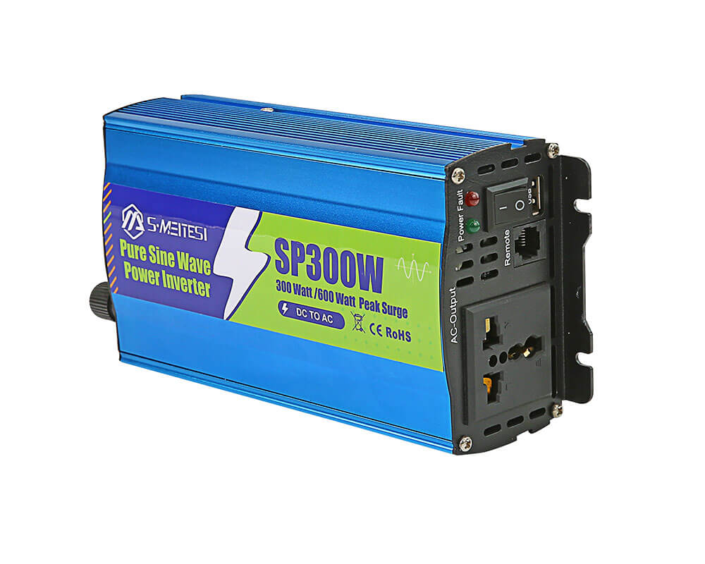 Camping Car Inverter 300W – Silent Operation, Solar Compatible, Power Your Cooler/Drone